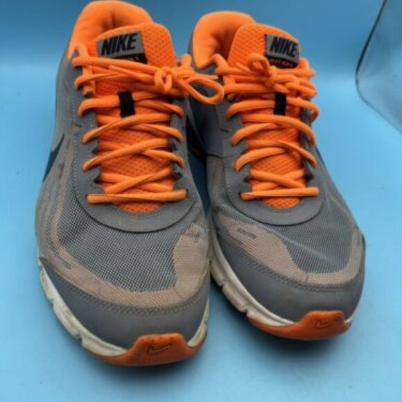 Nike Mens Reax Run 9 Running Shoes Orange 653617-402 Lace Up Low Top Mesh 11 - Picture 1 of 10